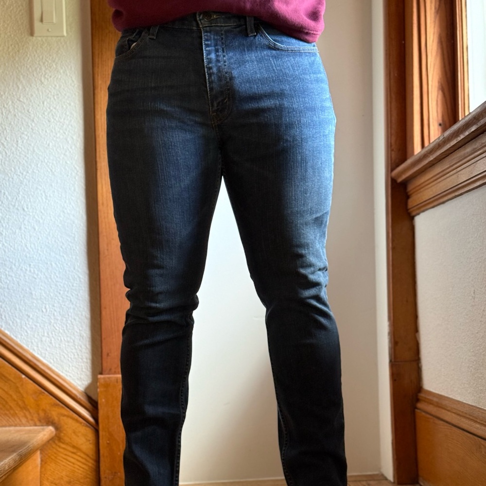 Men's Slim Fit Jeans in Deep Blue